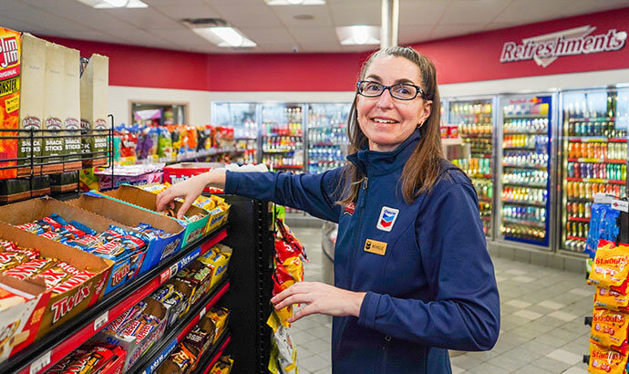 Michelle, Denali Express Chevron Team Member