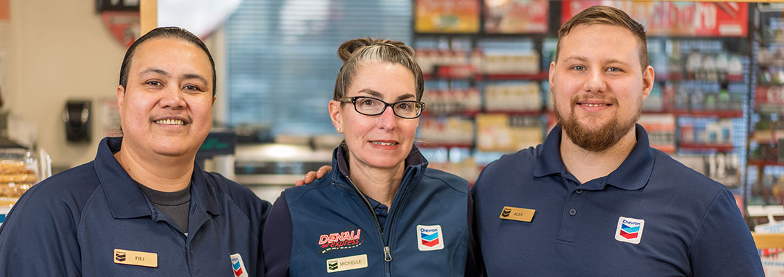 Denali Express Chevron employees