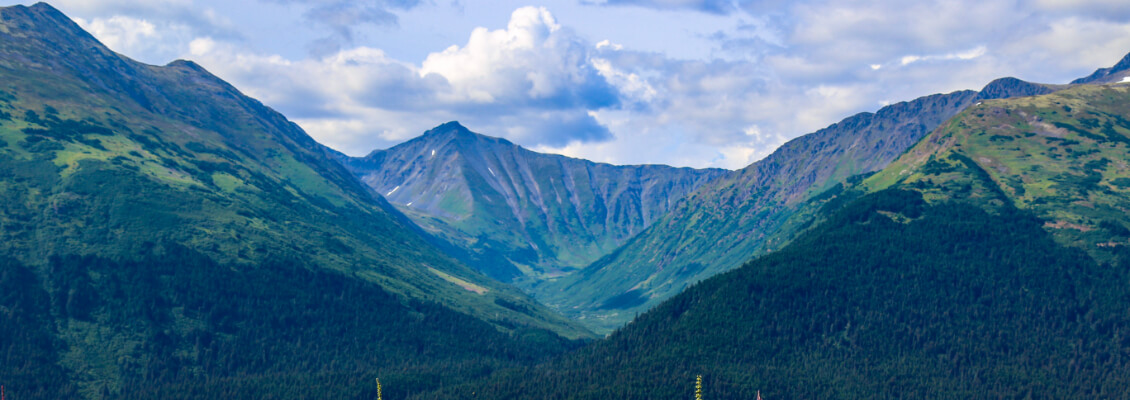 Beautiful Alaskan mountains