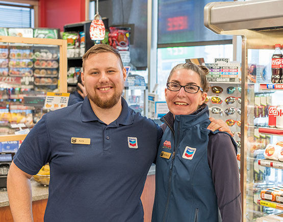 Denali Express Chevron employees